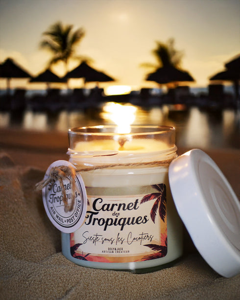 Bougie Sieste sous les cocotiers